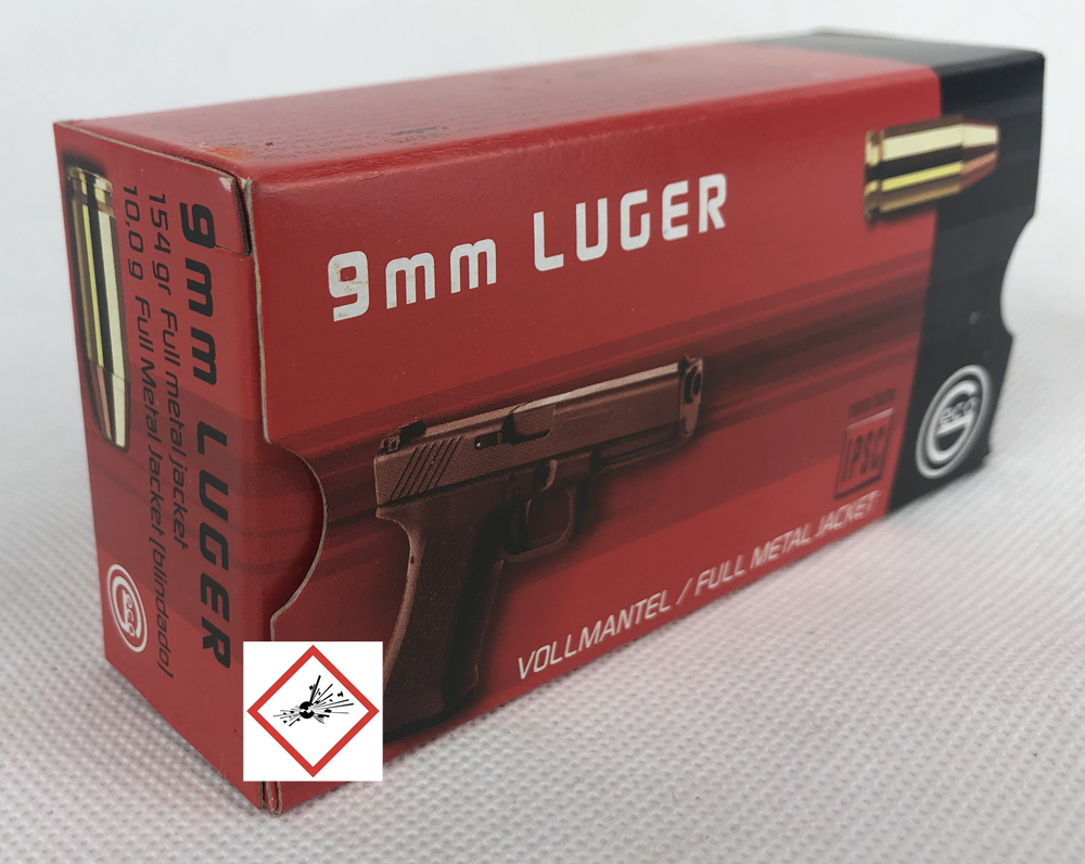 Geco Pistolenpatrone 9 mm Luger VM 154grs