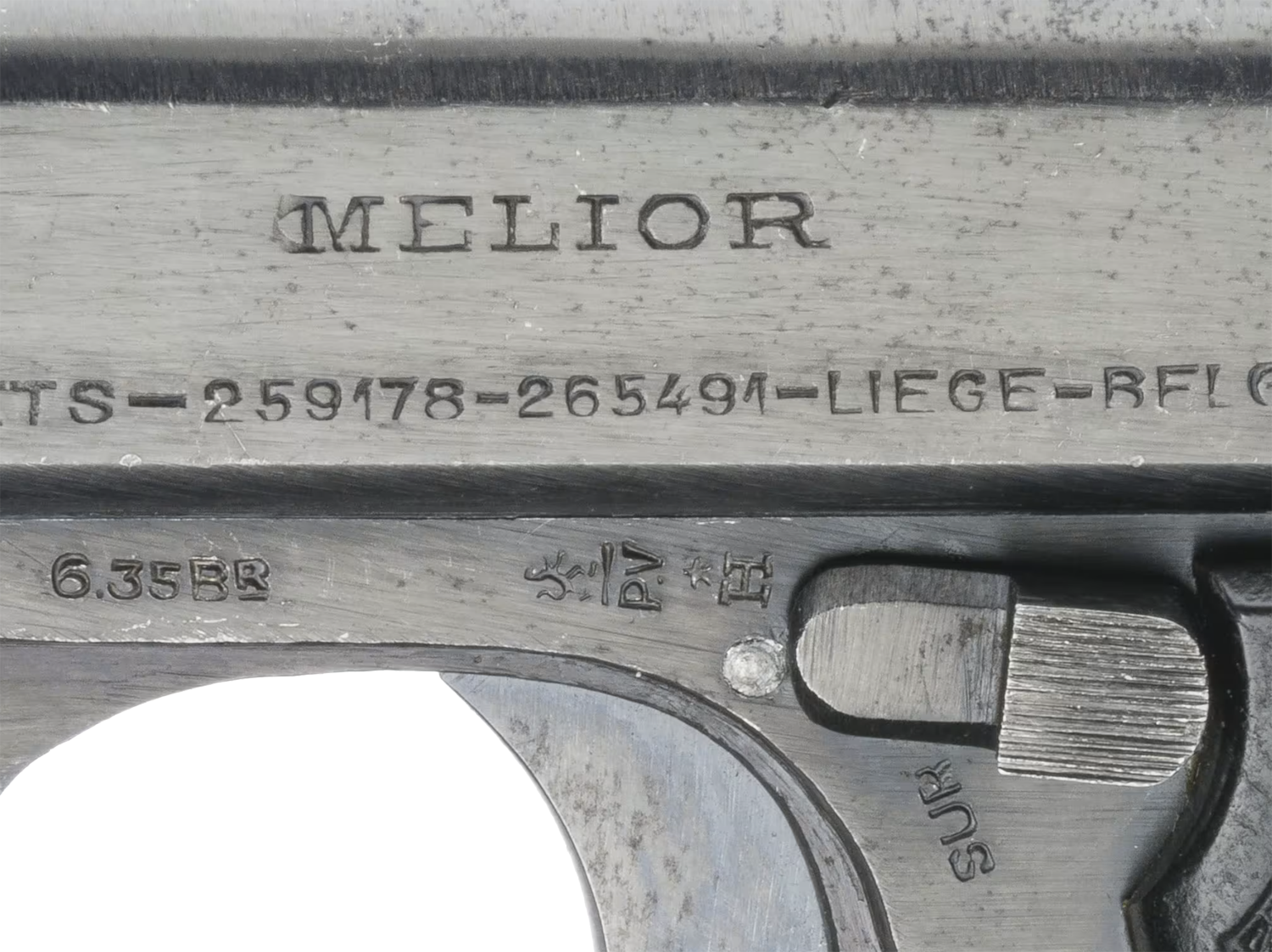 Taschenpistole Melior Mod. 1920 (neues Modell) Kal.  6,35mm Browning