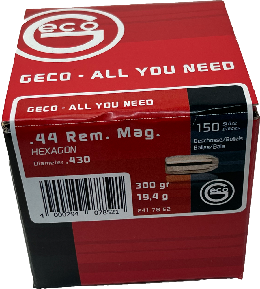 203619_Geco Hexagon .44 300grs 203619_Geco Hexagon .44 300grs