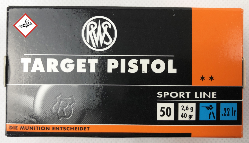 RWS Kleinkaliberpatorne Target Pistol .22lr