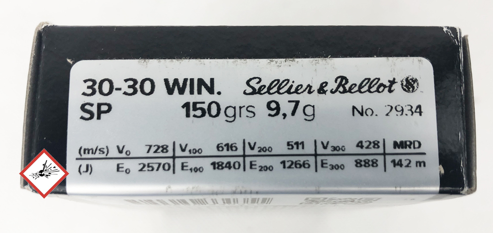 Sellier & Bellot .30-30WIN SP 150grs