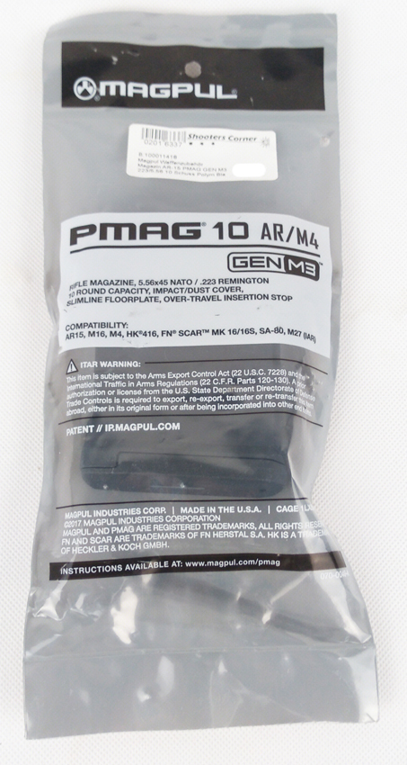 Magpul Magazin AR-15 PMAG GEN M3 223/5.56 10 Schuss