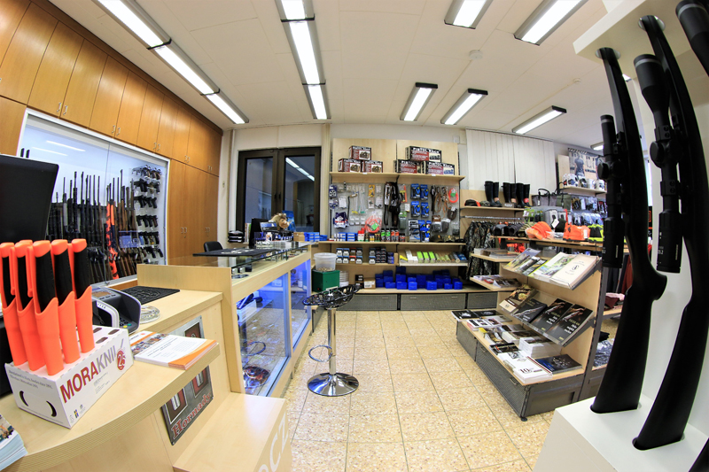 Einblick in das Shooters Corner Fachgeschäft