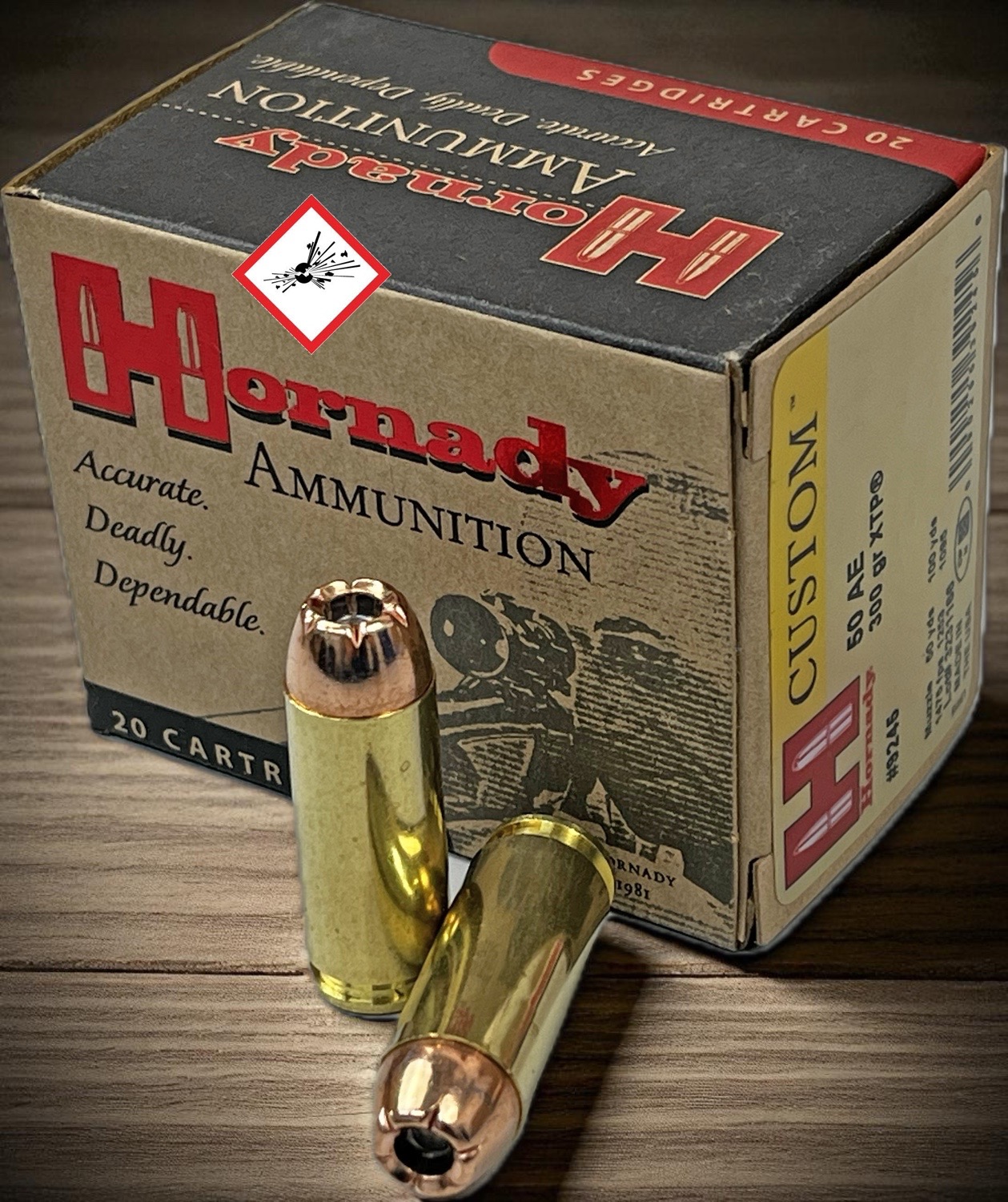 Hornady Pistolenpatrone Kal. .50AE HP XTP 300grs 203611_hornady-hp-xtpkal-50ae-300grs-