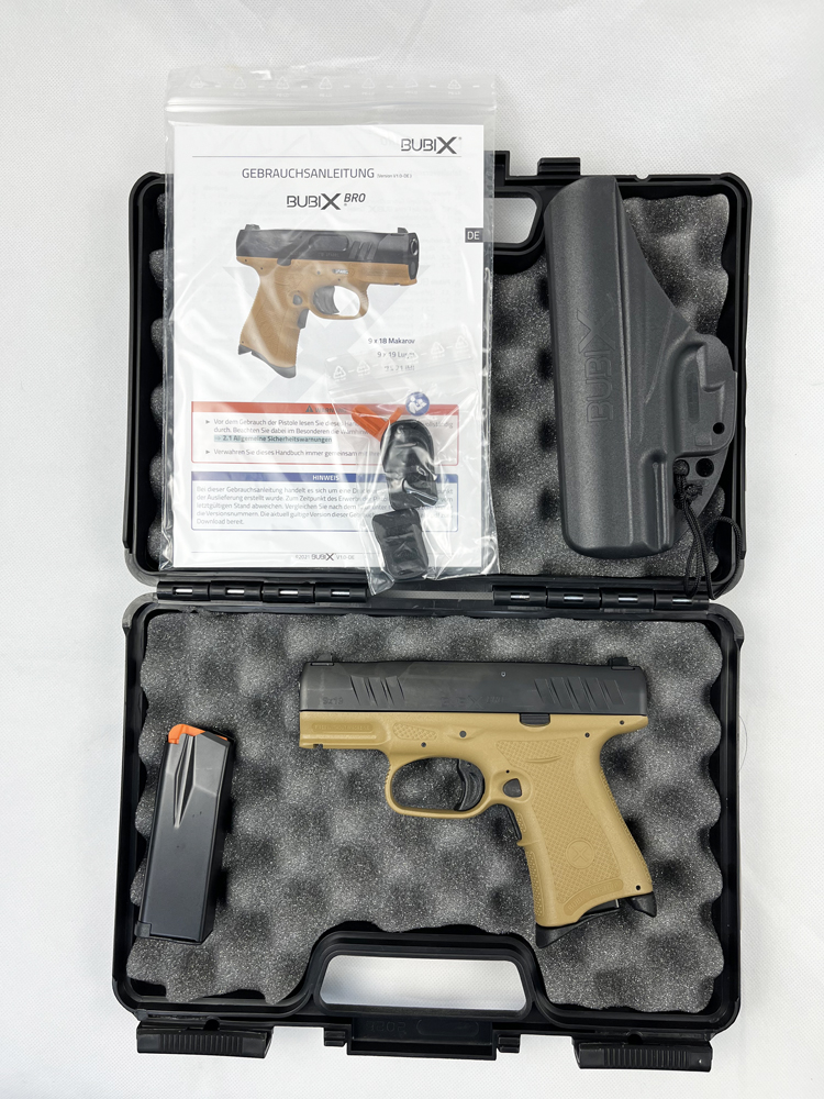 BUBIX BRO - Dark Brown 9mm Luger