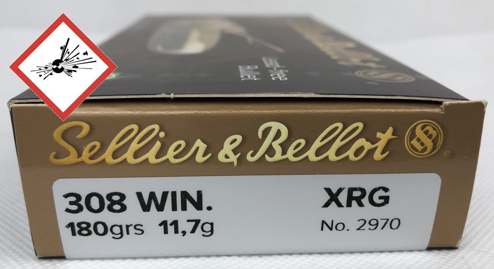 Sellier & Bellot .308Win 180grs XRG bleifrei 
