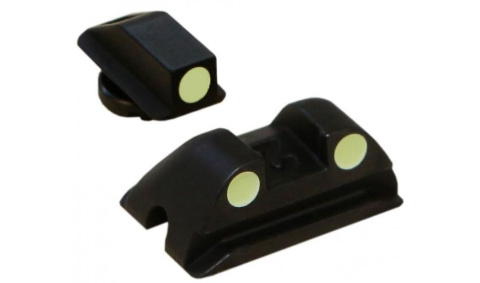 Stahlvisierung mit Phosphor 3-Dot PPS, P99, PPQ Stahlvisierung mit Phosphor 3-Dot PPS, P99, PPQ
