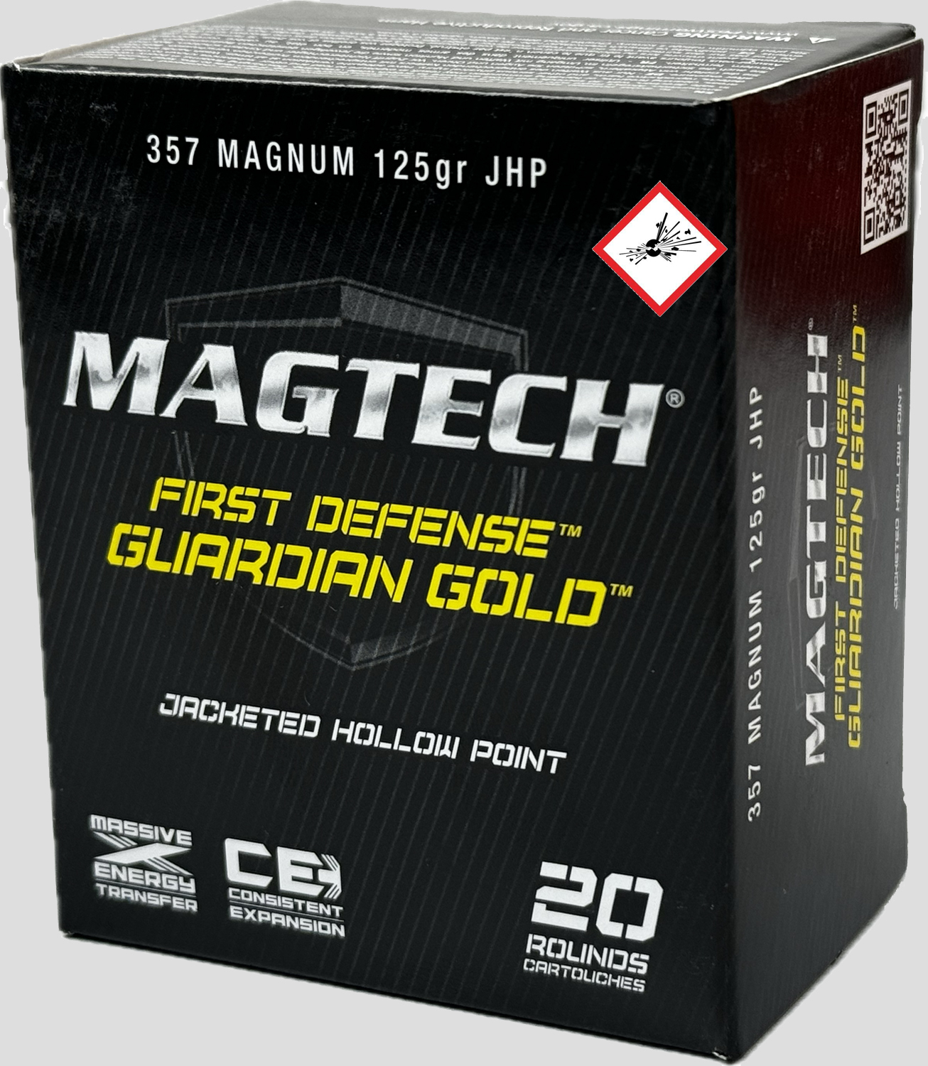 Magtech Jagdpatrone Kal. .357 Mag. Guardian Gold JHP 8,1g/125grs.